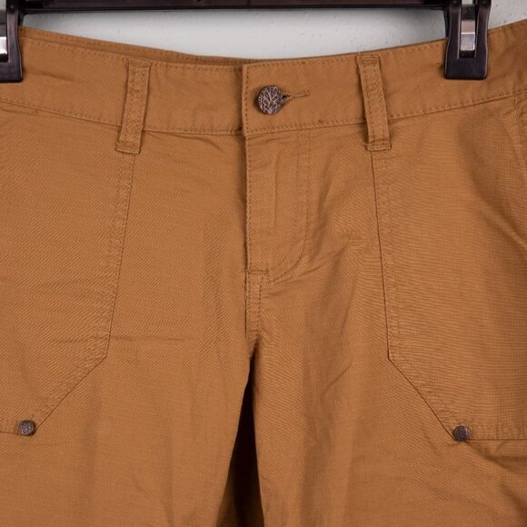 Prana Larissa Knicker Bermuda tan shorts-4 - Picture 2 of 5